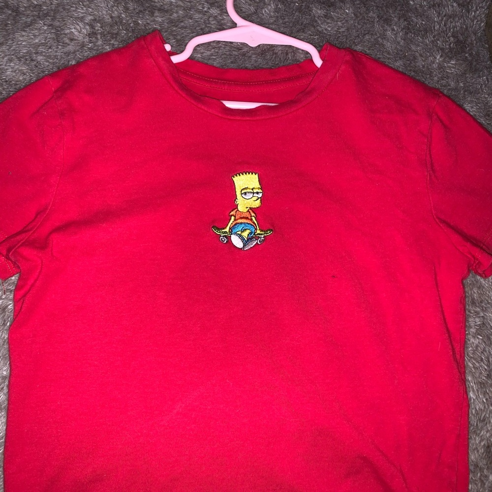 Bart Simpson crop top